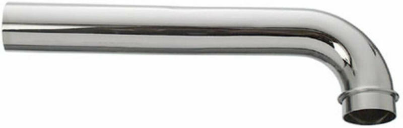 Wandrohr gebogen 1 1/4" x 250 mm, chrom