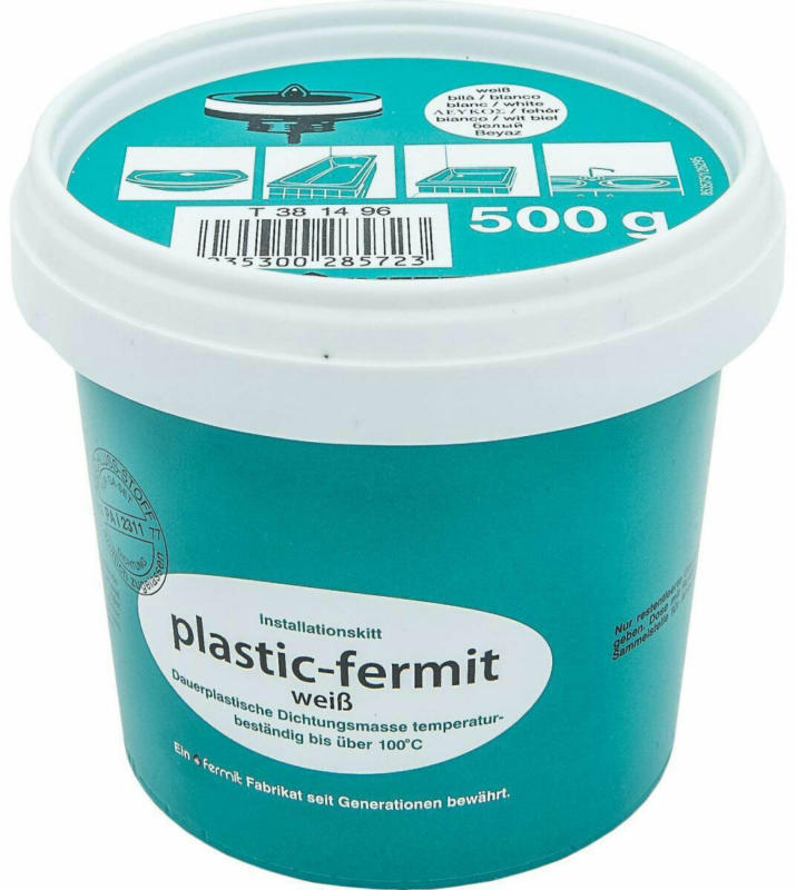 Plastik-Fermit weiß, 500 g