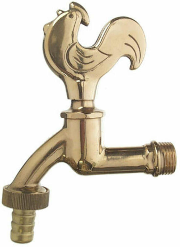 Auslaufventil-Gockel 1/2", Messing