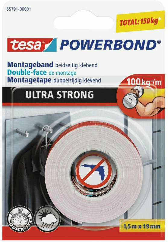 „Powerbond“ „Ultra Strong“ 1,5mx19mm