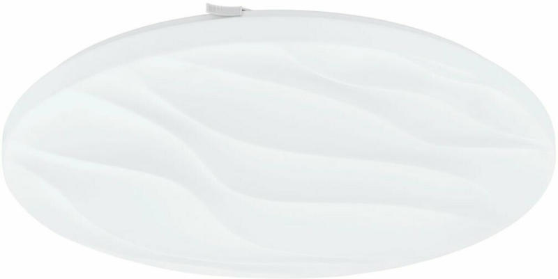 LED-Deckenleuchte „Benariba“, mit Wellendekor, Ø44cm, weiß Ø44 cm