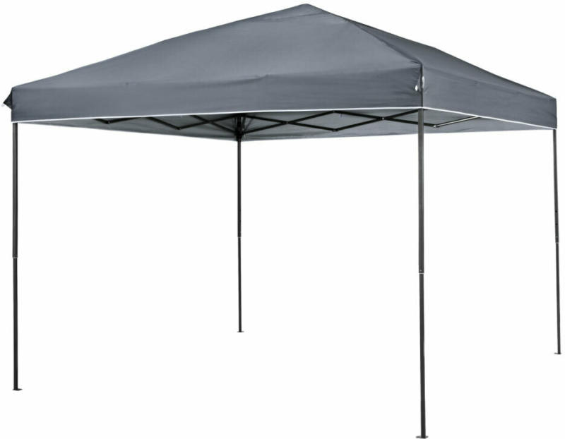 Klapppavillon „Easy Up“, 3x3 m, grau