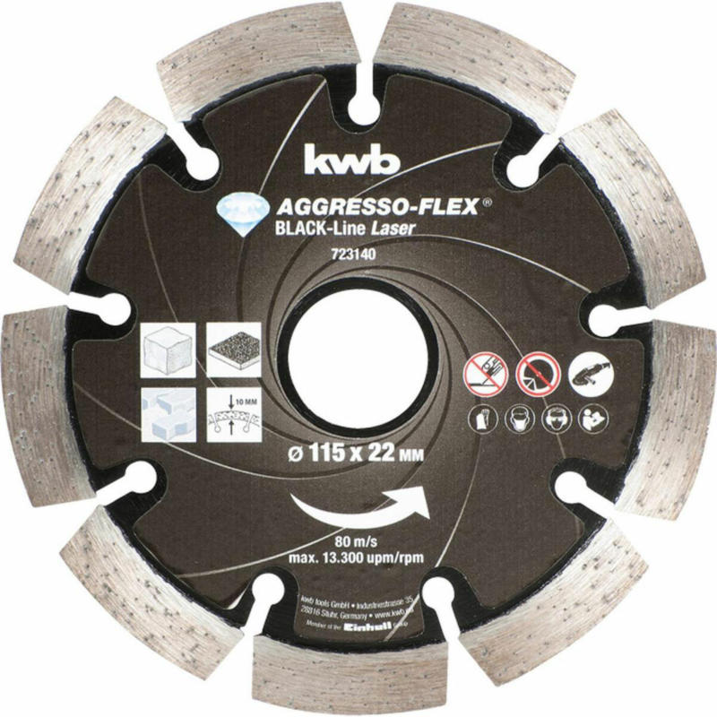 Diamant-Trennscheibe „Black-Line“, SB, Ø115mm 115 mm