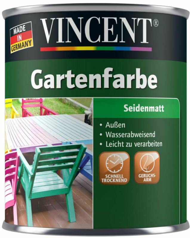 Gartenfarbe „apfelgrün“, 0,75 L apfelgrün