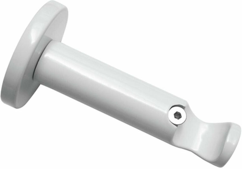 Träger „Chicago“ offen für Ø20 mm, 8 cm, weiß