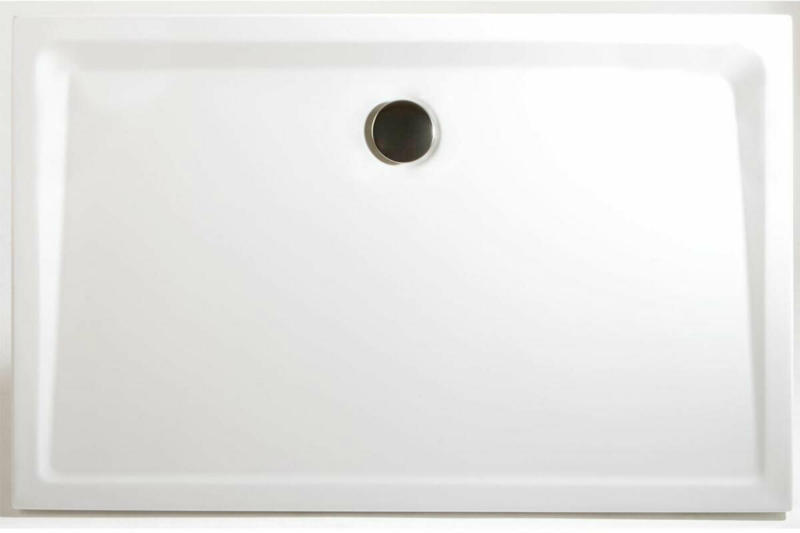 Duschwanne Rechteck extra-flach, 120x90, alpinweiß