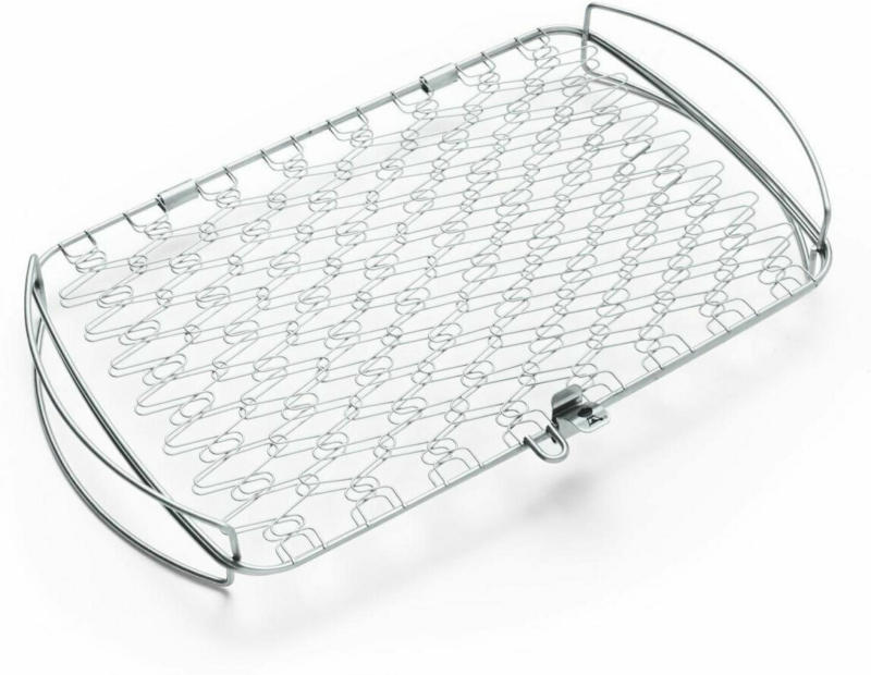 Fisch- und Gemüsehalter groß, Edelstahl für Gasgrill ab Q300