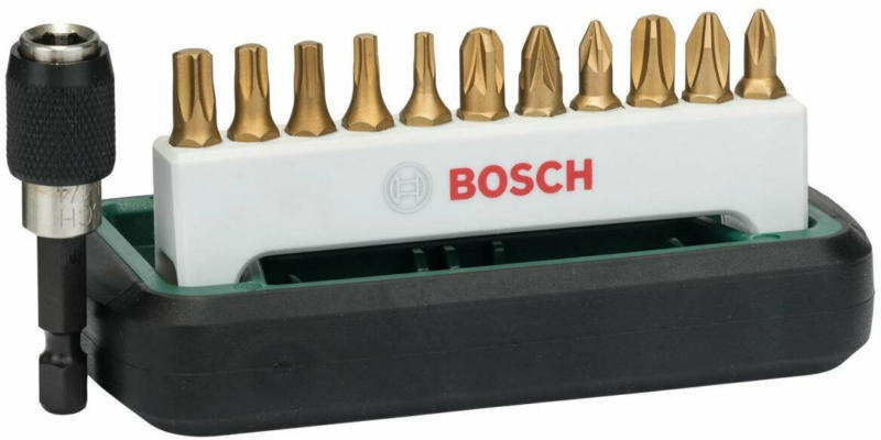 Bit-Set, Titanium, PH, PZ, T, 12-teilig Titanium: PH, PZ, T
