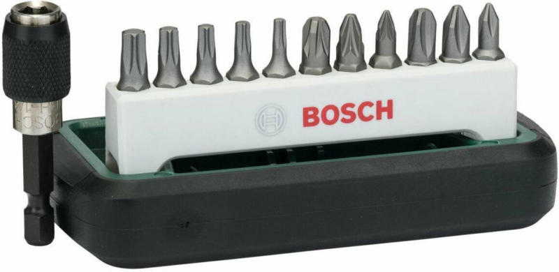 Bit-Set, Standard, PH, PZ, T, 12-teilig Standard: PH, PZ, T
