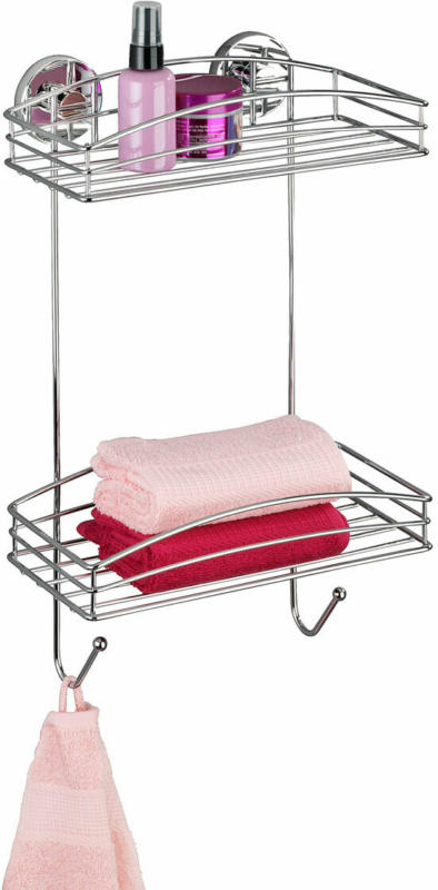 Wandregal, 2 Etagen, Vacuum-Loc