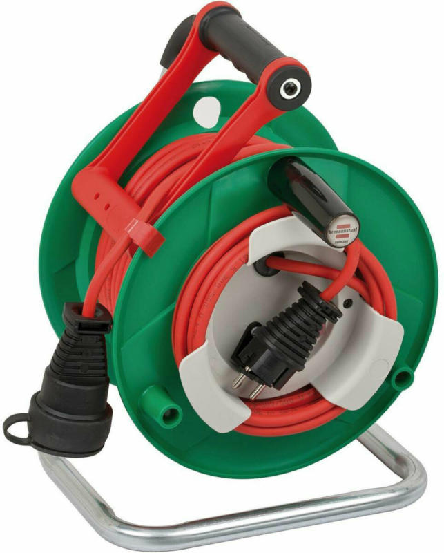 Gartenkabeltrommel „Garant G Bretec“, 25 m, Spezialkunststoff, grün 25 m