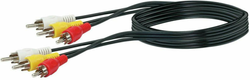 AV-Cinch-Video-Verbindungskabel, 1,5 m, schwarz