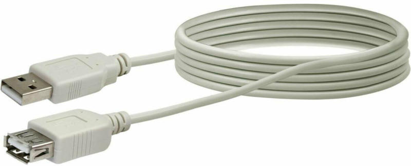 USB 2.0 Typ A Anschlusskabel, 2 m, weiß