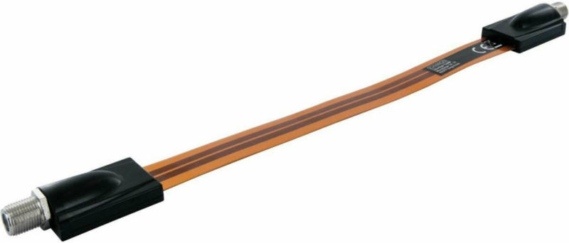 Fensterdurchführung, ultraflach, 17,3 cm, für Koaxialkabel