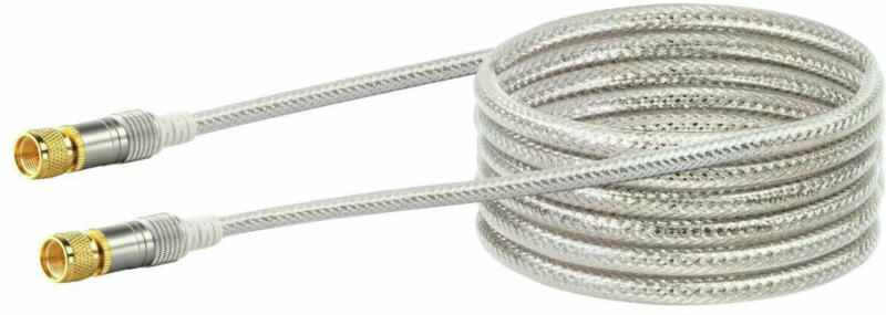 SAT-Antennenkabel, 110 dB, 3 m, transparent-white 3