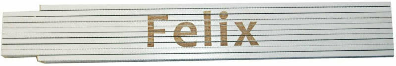 Meterstab „Felix“, 2m, weiß Felix