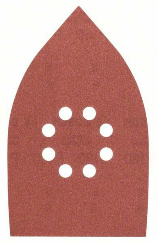 Multischleifblatt 100x171 mm, G180, Klett, 5 Stück