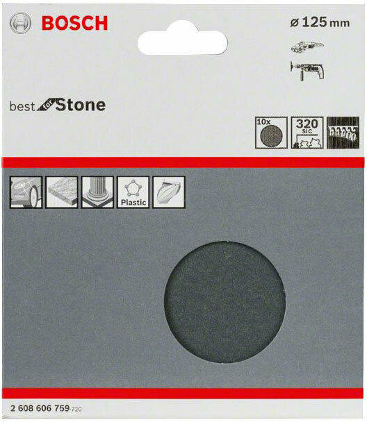 Schleifblatt 125 mm, P320, Klett
