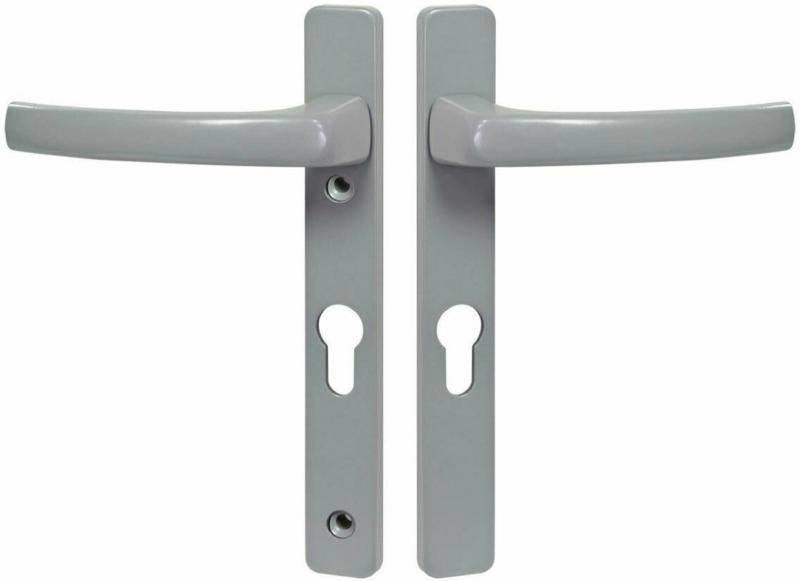 Drücker-Drücker-Griffgarnitur 8-72mm, aluminium