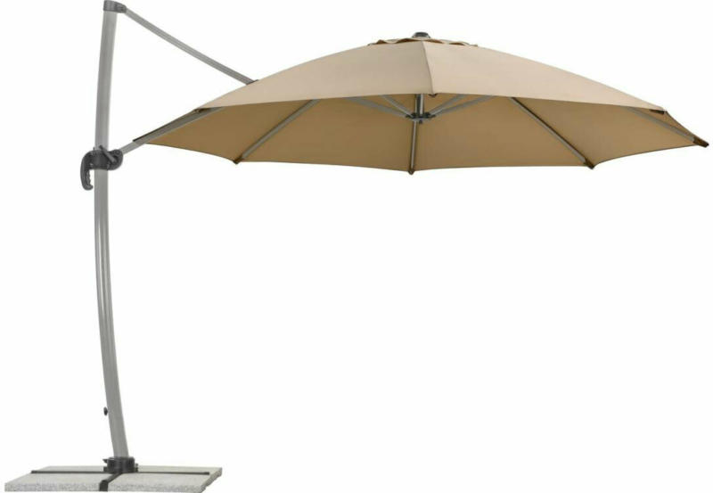 Ampelschirm „Rhodos Rondo“, 350 cm, Sand Sand