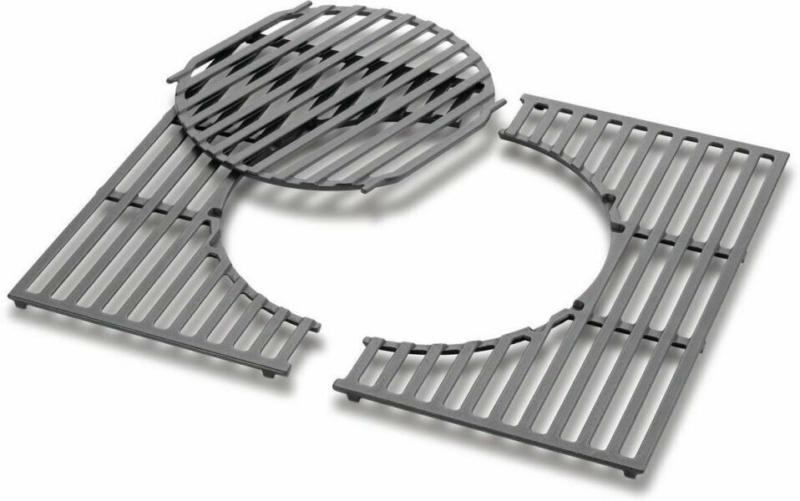 Gourmet BBQ System - Grillrost mit Grill rosteinsatz aus Gusseisen