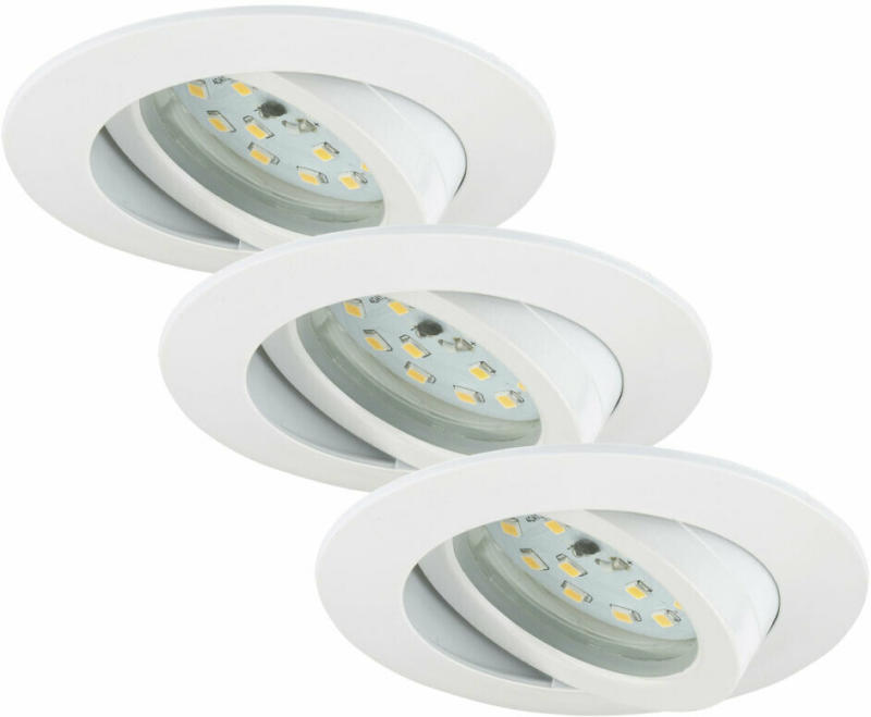 LED-Einbauleuchte, weiß, 3x5,5W, mit Gelenk