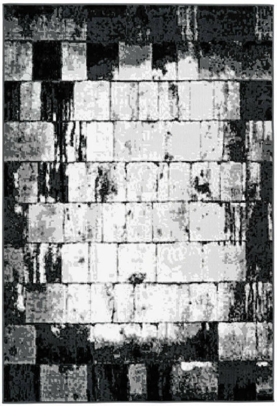 Flachflorteppich „Esperanto 325“, grau/anthrazit 200x290 cm