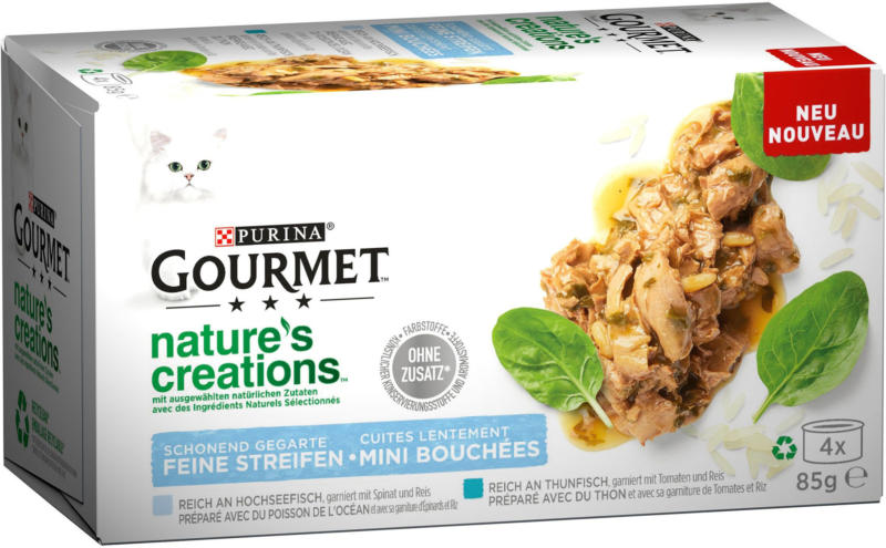 Gourmet Natures Creation Fisch 12x4x85g