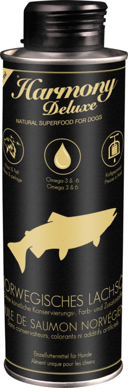 Harmony Dog Deluxe Norwegisches Lachsöl 250ml