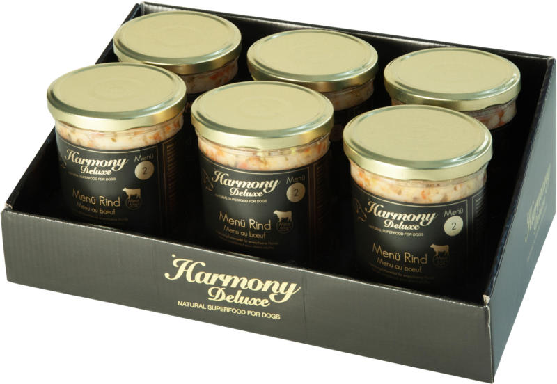 Harmony Dog Deluxe Menü Rind 6x400g