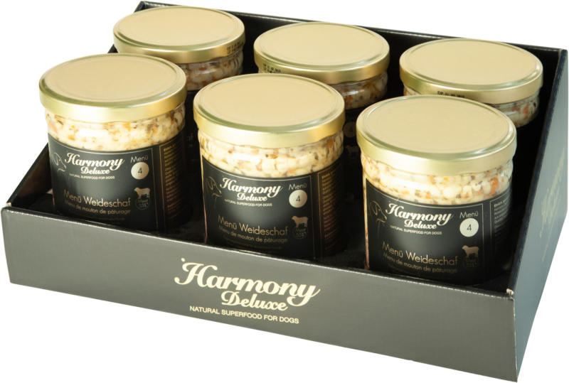 Harmony Dog Deluxe Menu de Mouton du Pâturage 6x800g