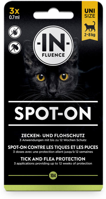 In-Fluence Spot-on Chat 3x0.7ml