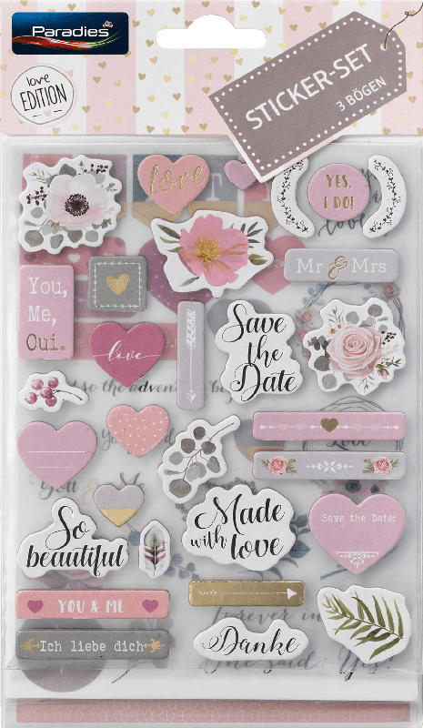 Paradies Sticker-Set Liebe