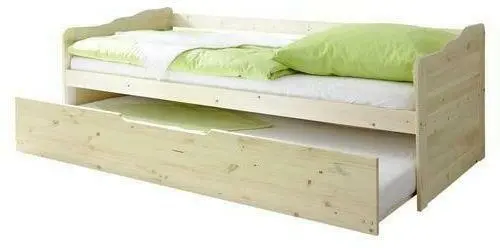 Ausziehbett 'Marianne', aus Kiefer, kieferfarben