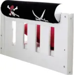 mömax Nackenrolle 'Nackenrolle', schwarz/weiß