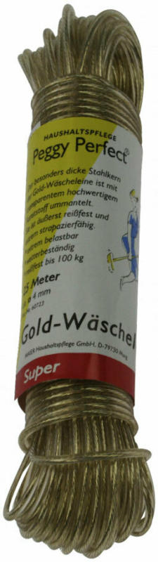 Wäscheleine „gold“, 25 m