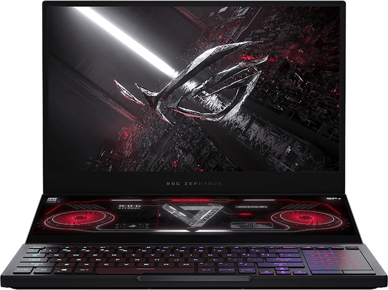 Gaming Notebook ROG GX551QM-HF003T, R7-5800H, 16GB, 512GB, RTX3060, 15.6" FHD 300Hz + 14", Schwarz