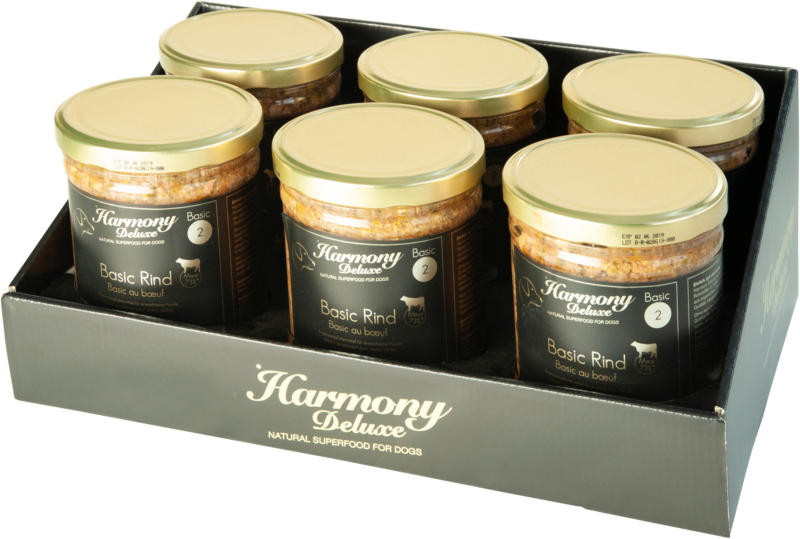 Harmony Dog Deluxe Basic au Boeuf 6x800g