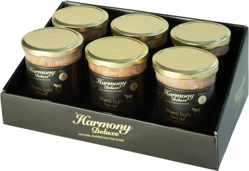 Harmony Dog Deluxe Menu Light 6x400g