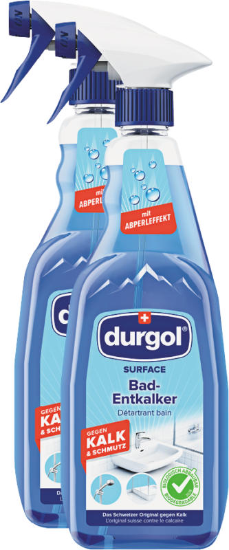 Decalcificante bagno Surface Durgol, 2 x 600 ml