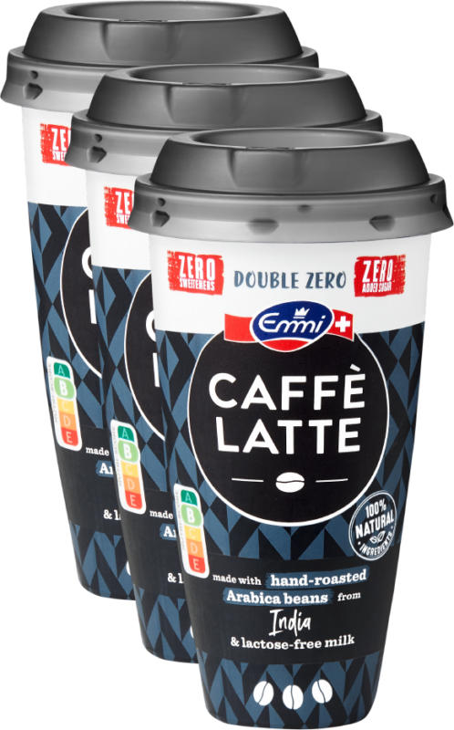 Caffè Latte Emmi , Double Zero, 3 x 230 ml