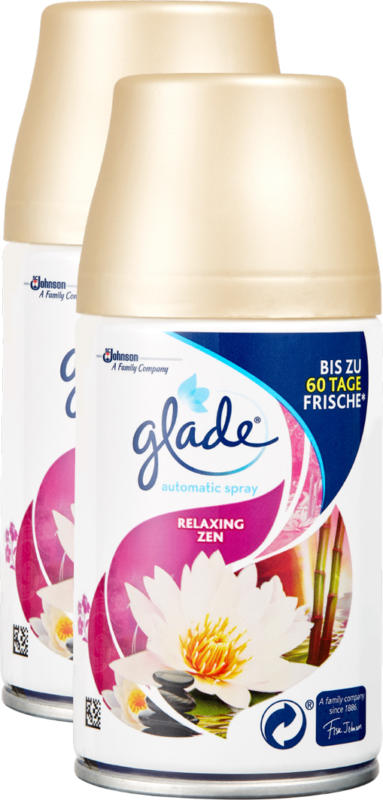 Glade Automatic Spray, Realxing Zen, 2 x 269 ml