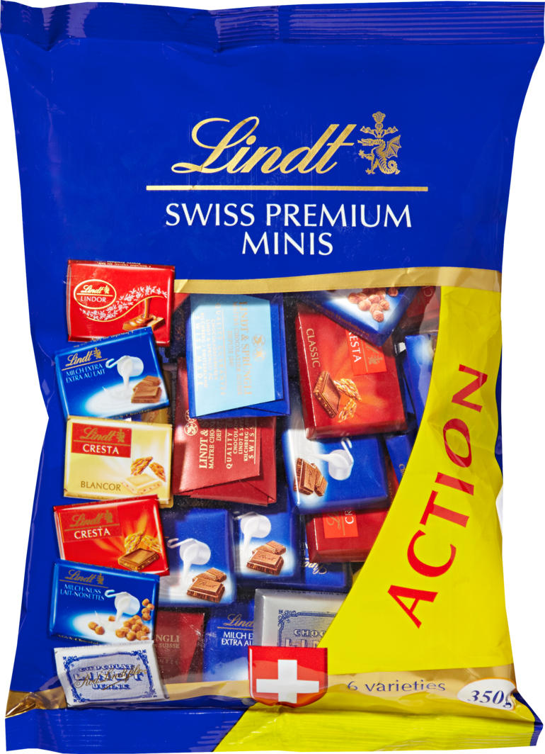 Profital Lindt Napolitains Swiss Premium Minis, 350 g CHF 8.95 statt