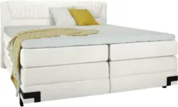 Boxspringbett in Weiß ca. 160x200cm