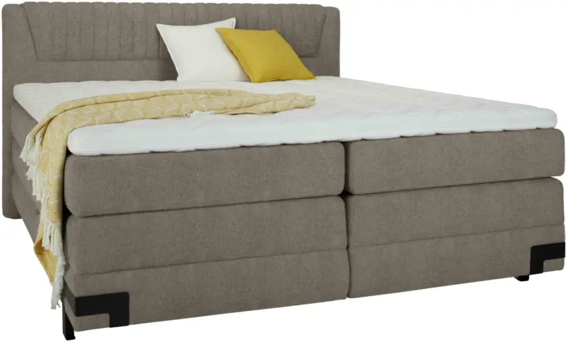 Boxspringbett in Braun ca. 160x200cm