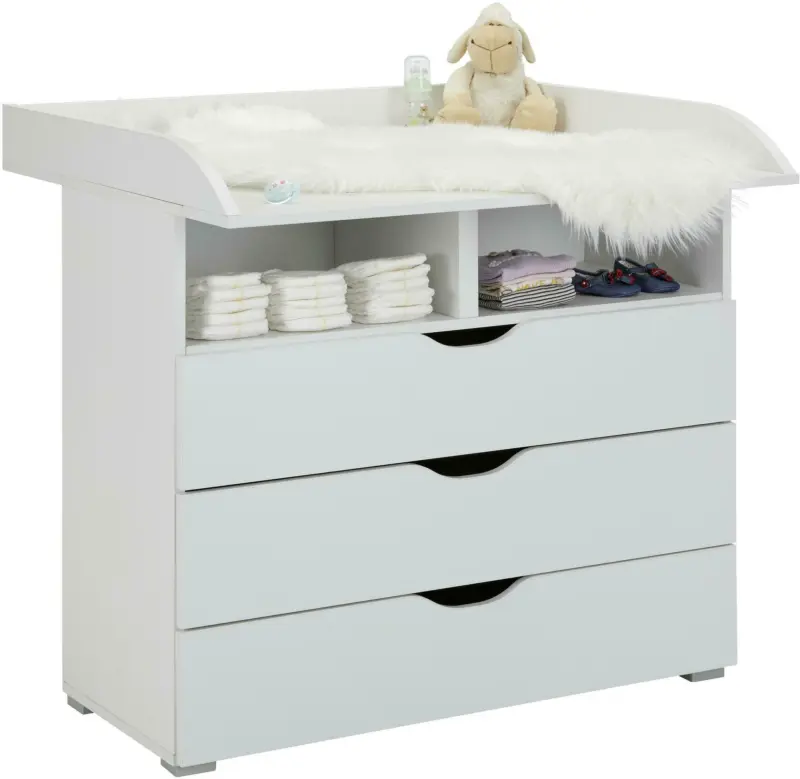 Wickelkommode in Weiß