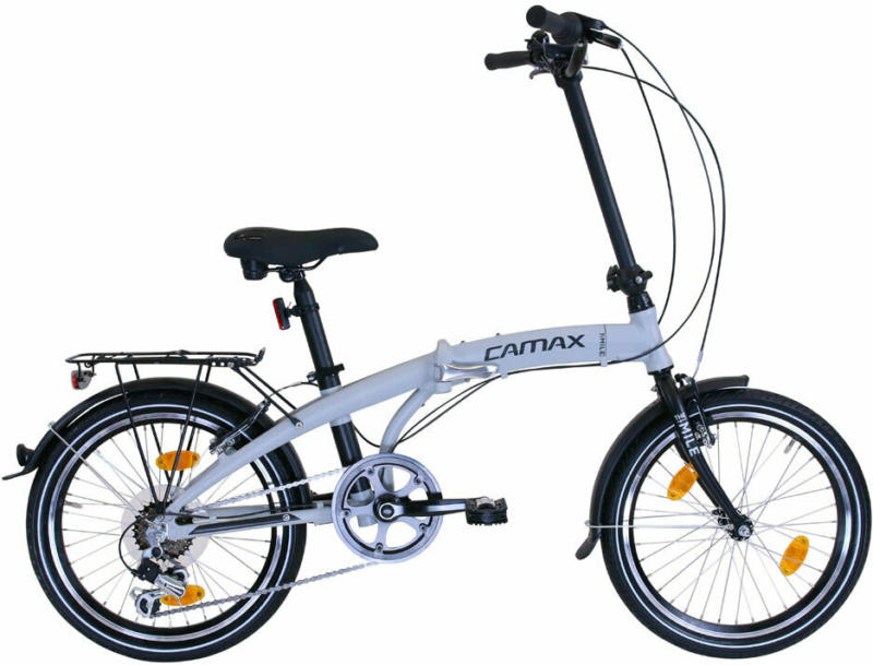 Klapprad, silber-grau