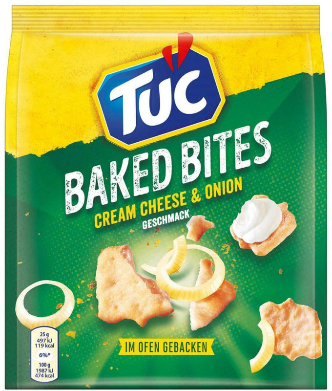 TUC Baked Bites Cream Cheese & Onion