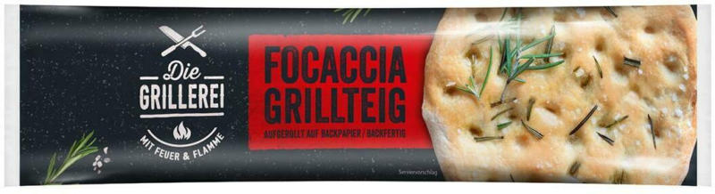 Die Grillerei Focaccia Grillteig