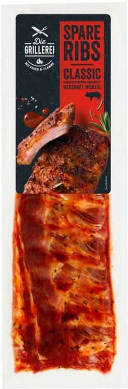 Die Grillerei Spare Ribs mariniert Klassik